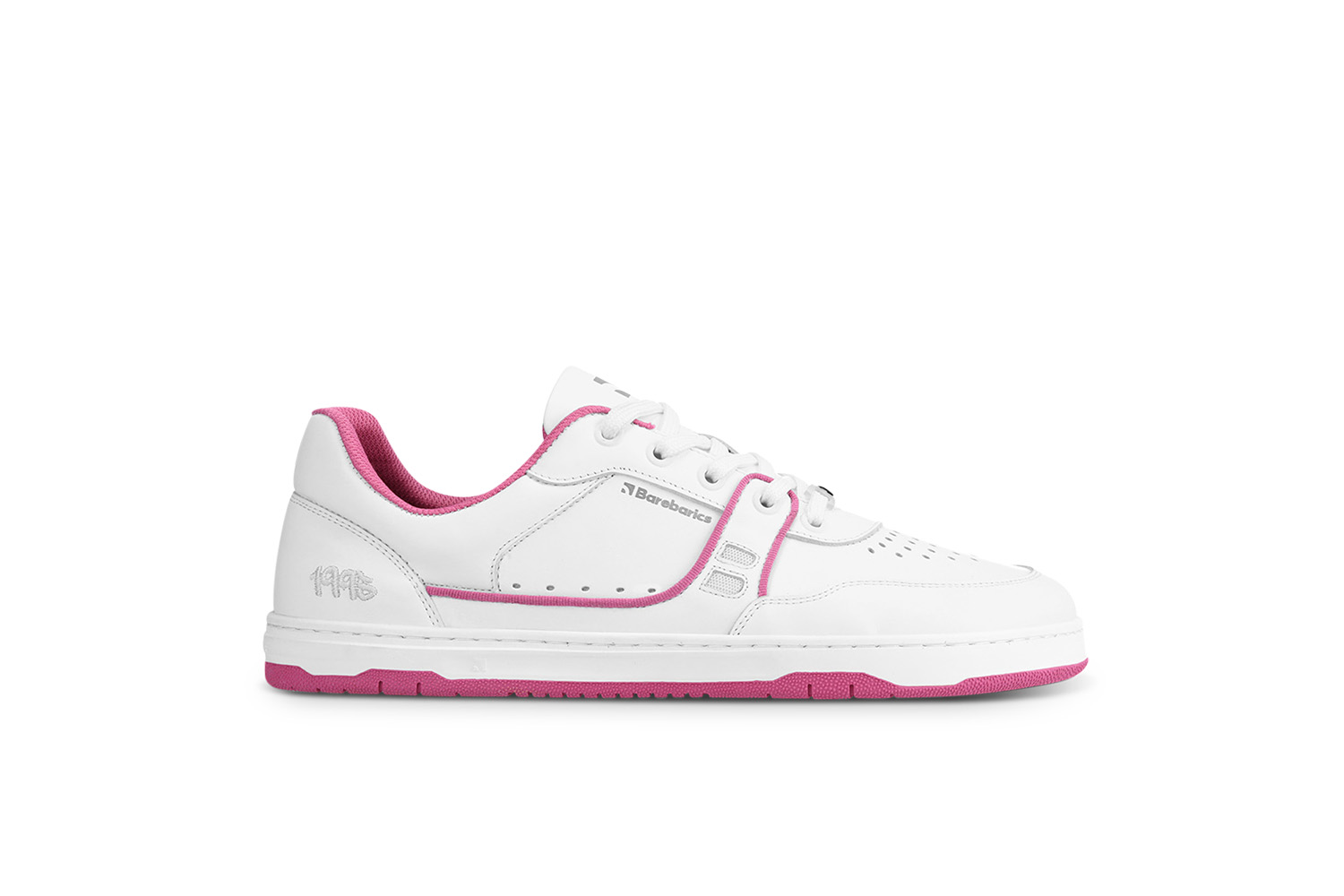 Barefoot cipő Barebarics Arise - White & Raspberry Pink